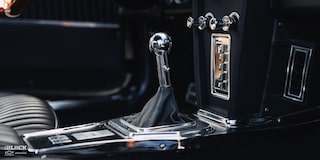Close-up of the Gear Shifter From Front Seat Passenger's Perspective in a LT1-powered 1964 Chevy Corvette