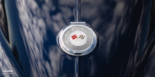 Close-up of the Corvette Badging on a LT1-powered 1964 Chevy Corvette