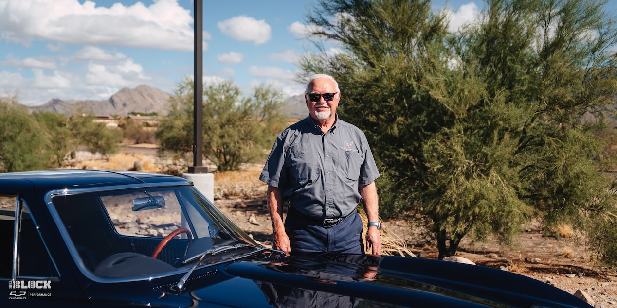 Barry Blomquist’s vehicle collection includes multiple generations of “America’s Sports Car.”