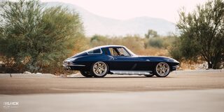 Wide Side View of an LT1-powered 1964 Chevy Corvette