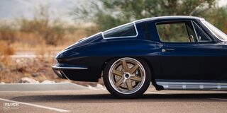 Close-up Rear Side View of an LT1-powered 1964 Chevy Corvette