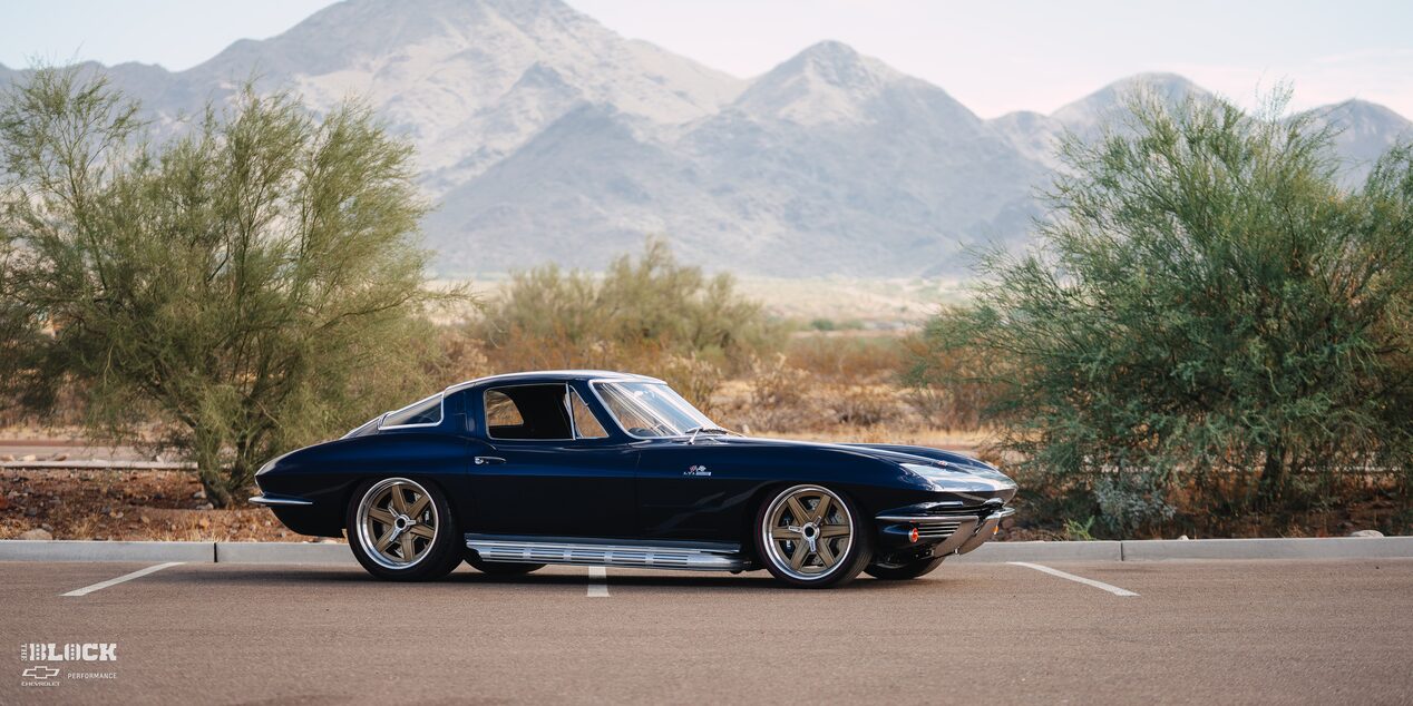 Wide Side View of an LT1-powered 1964 Chevy Corvette