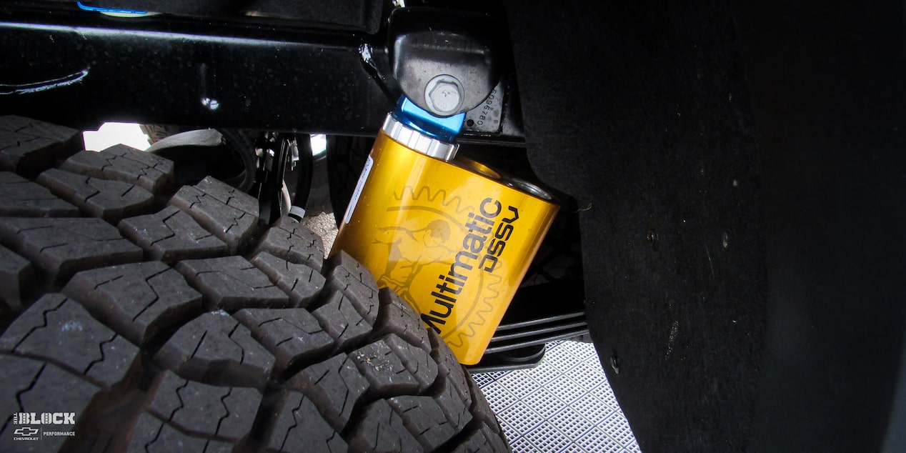 A closer look at the Multimatic DSSV setup on a roadgoing Silverado ZR2.