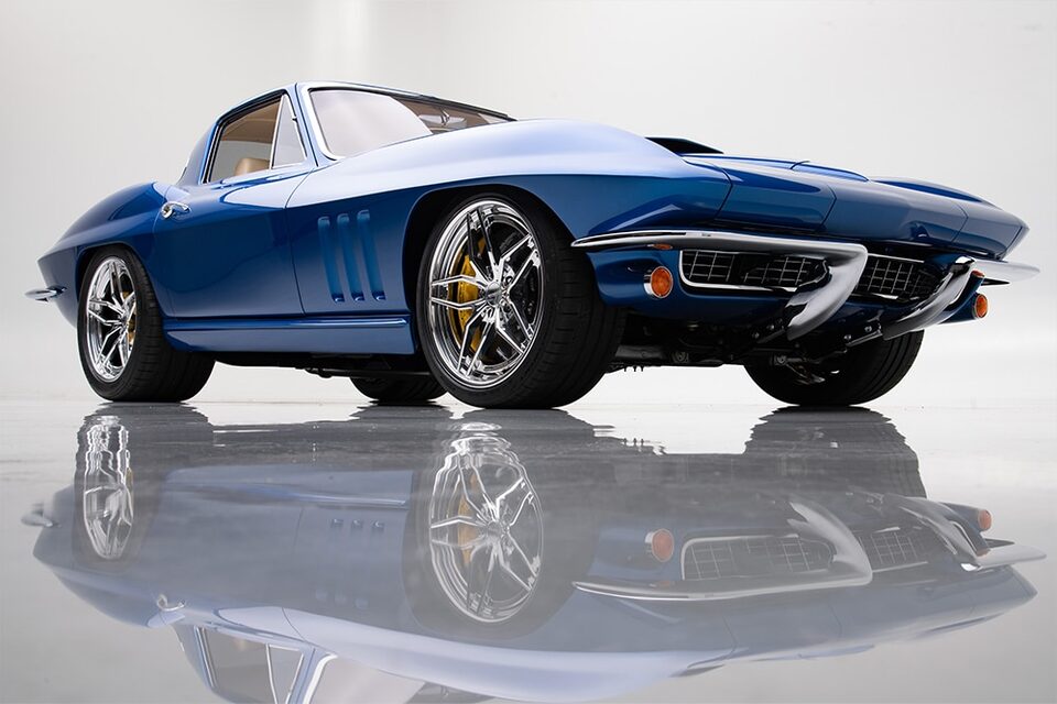 The car features a variety of modern components found in a 2019 Corvette ZR1.