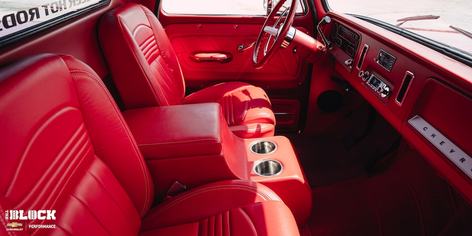 Delgado’s Upholstery & Trim Shop handled the gorgeous interior work.