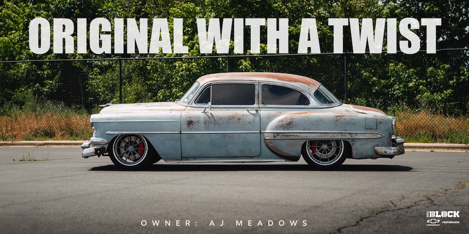 Original with a Twist: A 1954 Chevy with Patina Paint and LT4 Power