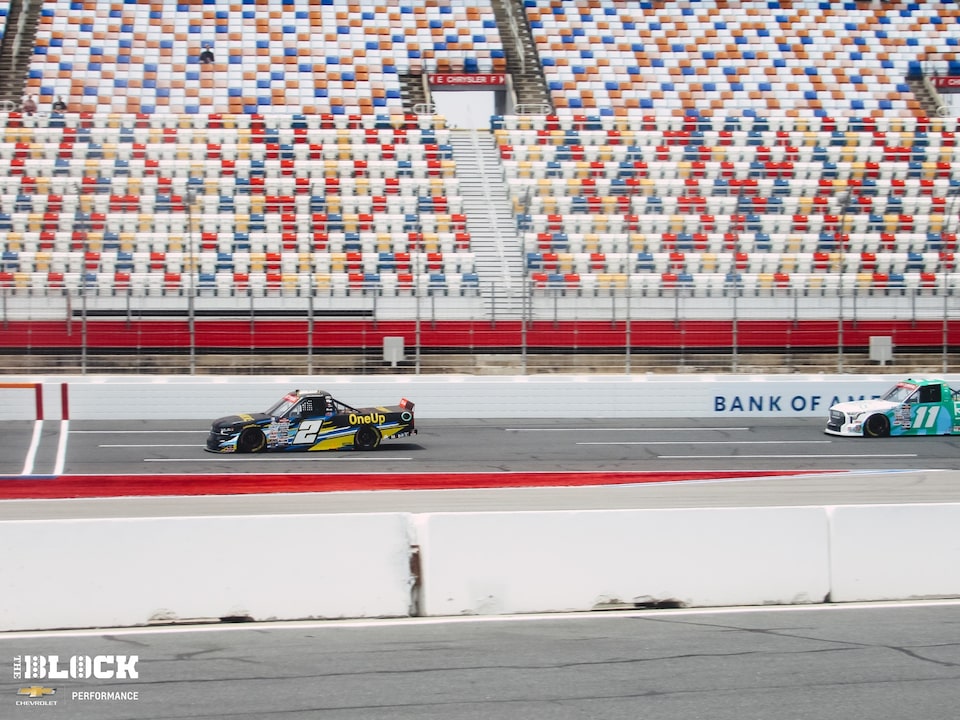 Practicing the No. 2 at Charlotte Motor Speedway.