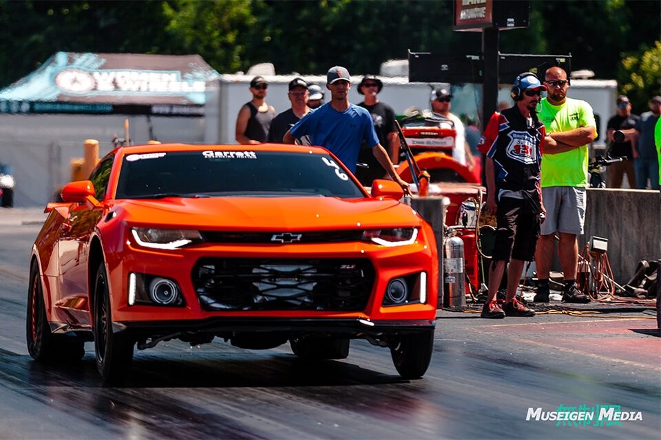The Camaro known as "Nemo" is a stout competitor on the track. Photo courtesy of Justin Keith.