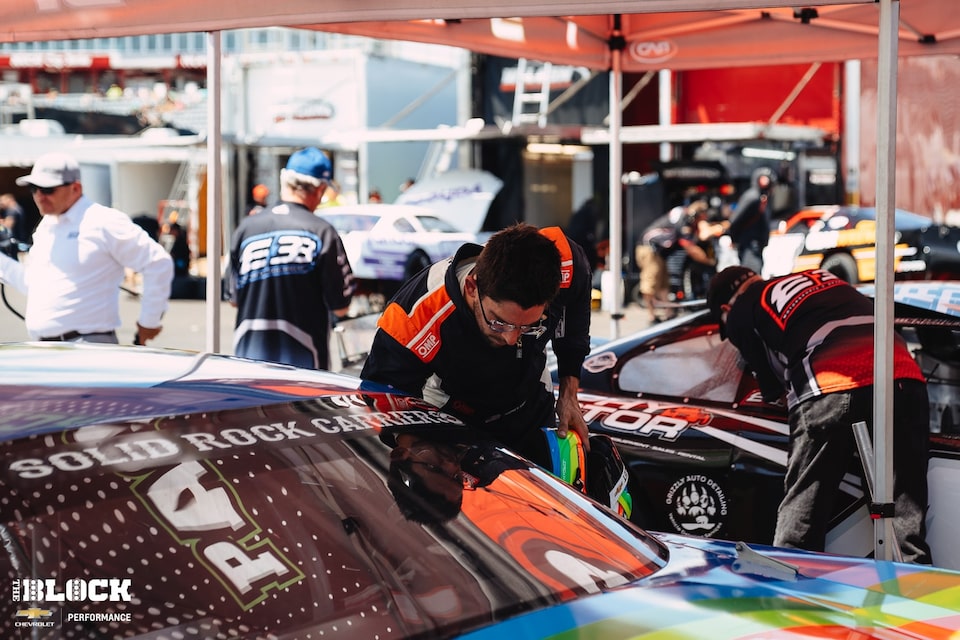 Jordan Taylor se puso al volante de un Pro Late Model por primera vez en el North Wilkesboro Speedway.