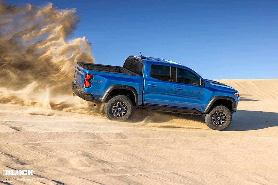 The 2023 Colorado ZR2 is one of many production vehicles that Lester has had a hand in. Photo by Chevrolet.