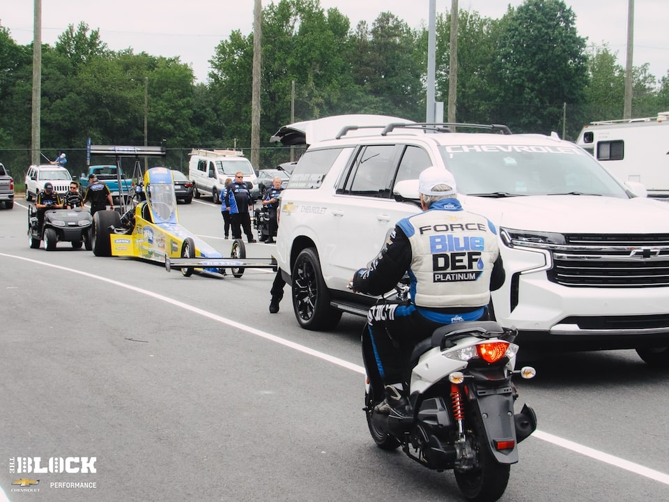 Team patriarch John Force helps create a familial feel throughout all of John Force Racing.