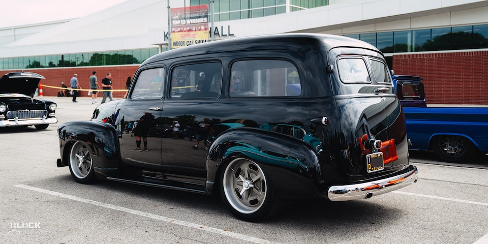 David Pilgrim’s 1952 Chevrolet Suburban was built by Johnson’s Hot Rod Shop.