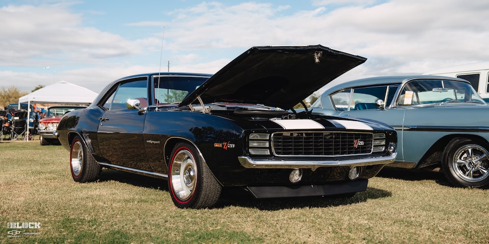 Primer plano de un Mustang Z28