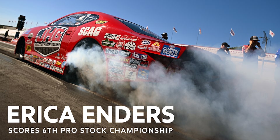 Erica Enders Scores 6th Pro Stock Championship