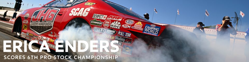 Erica Enders Scores 6th Pro Stock Championship