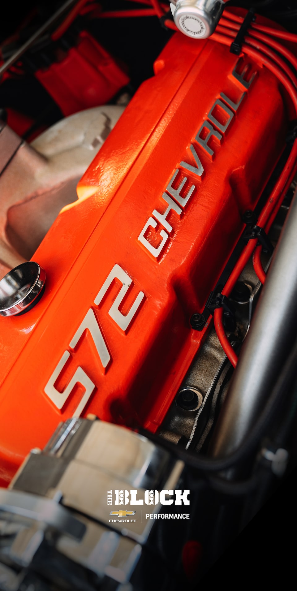 Close-up of Chevrolet's ZZ572/720R Deluxe Engine