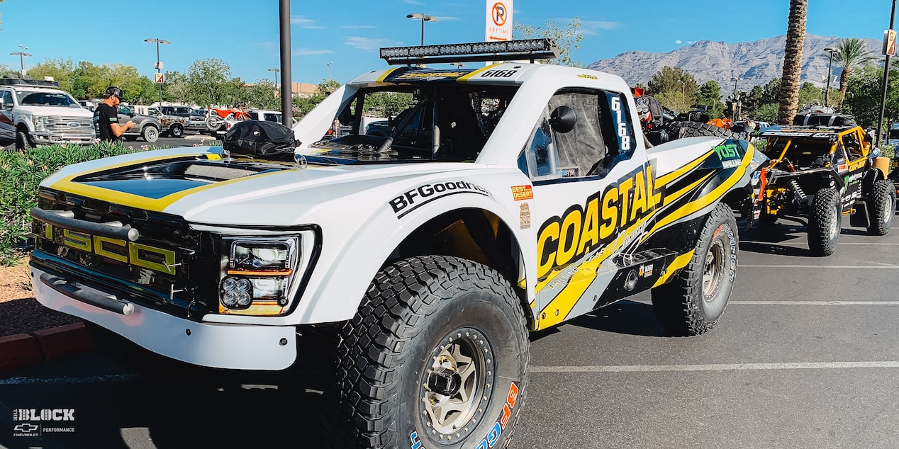 Best in the Desert is one of the premier sanctioning bodies in the off-road space, with sealed-engine trucks competing in the 6100 class.