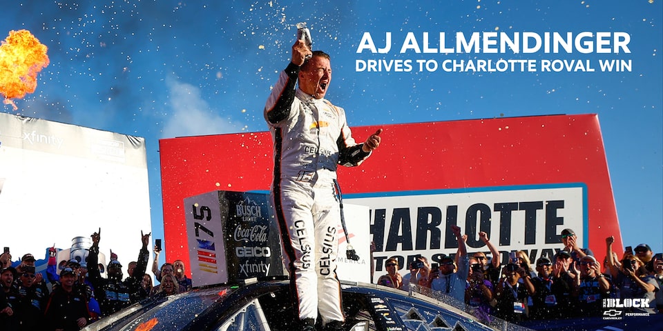 AJ Allmendinger Drives to Charlotte Roval Win