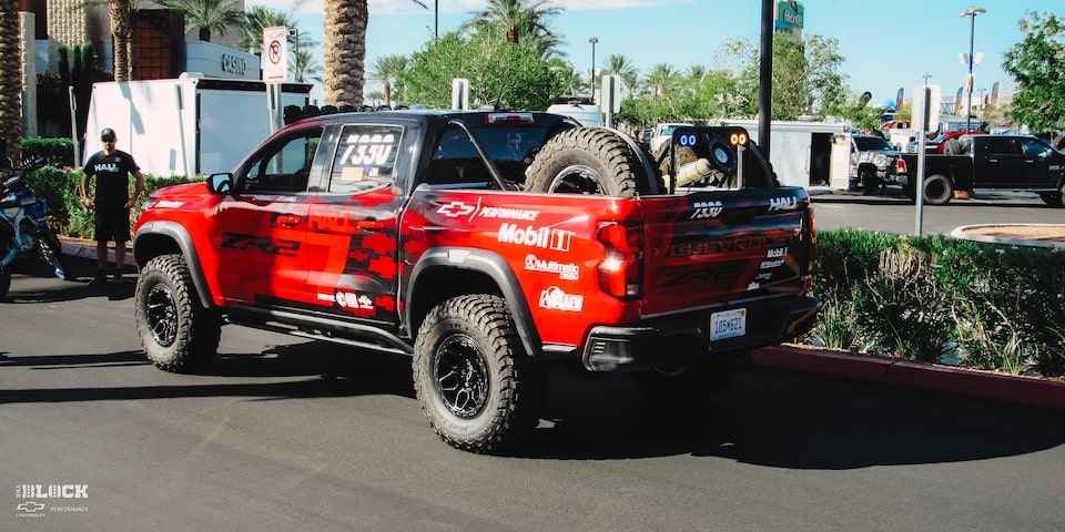 The Colorado ZR2 sits on a new Bison frame.