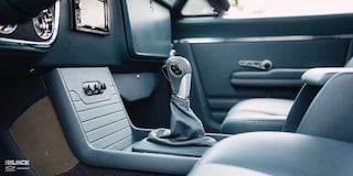 Close-Up of Gear Shifter in Dwight Ward’s 1971 GMC C15 Truck