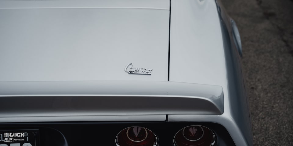 The Silver Ice Metallic paint is a fifth-gen Camaro color.