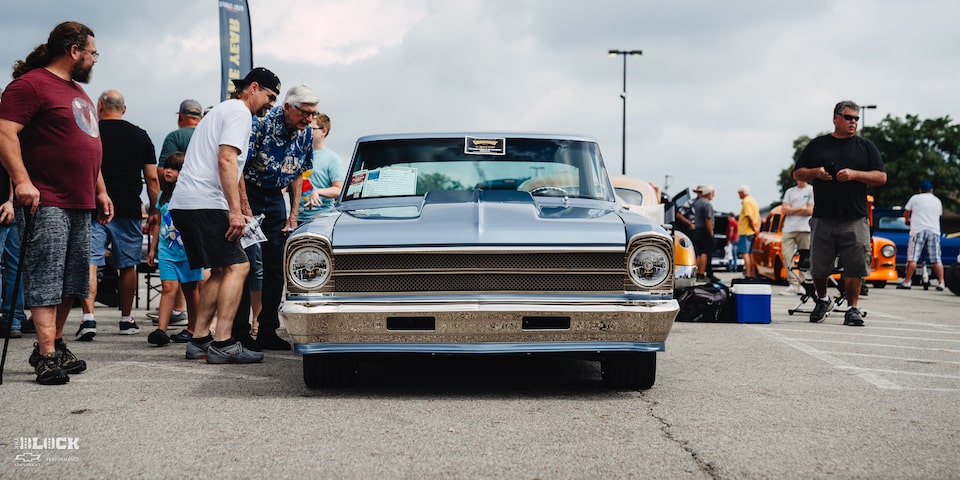 The Nova’s Glacier Ice Blue paint turns heads at shows across the country.