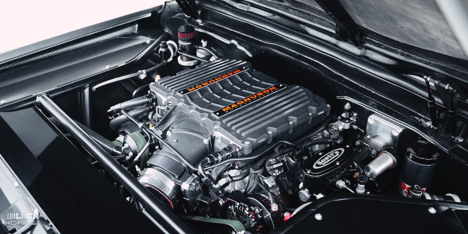 The LT4 crate engine* powering the Blazer.