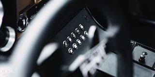 Close-up of a Dashboard Buttons in a 1970 Chevy K5 Blazer