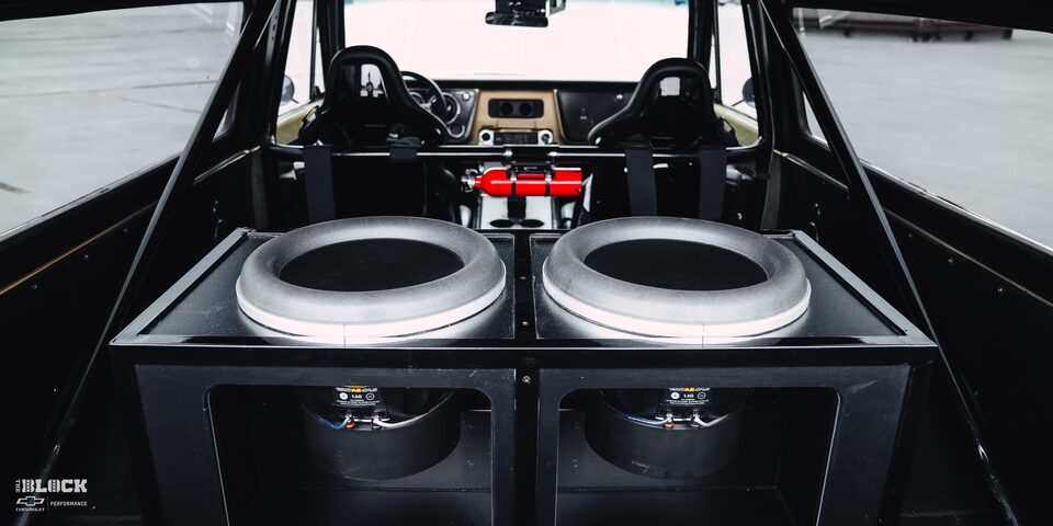 Close-up of an Audio System in a 1970 Chevy K5 Blazer