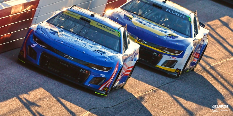 Larson was one of five Team Chevy drivers to record a top-10 result at Darlington.