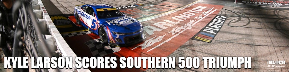 Kyle Larson Scores Southern 500 Triumph