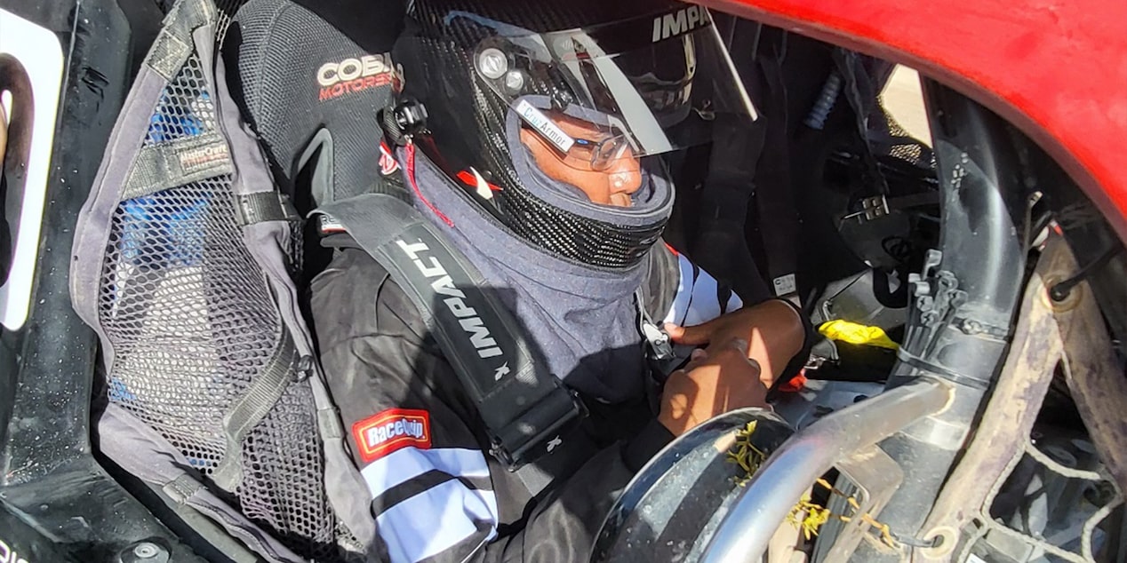 Lester equates co-driver duties to the role of a co-pilot in an airplane.