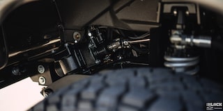 Mechanical Parts Underneath the 1958 Chevy Apache Pickup Truck Next to the Tire