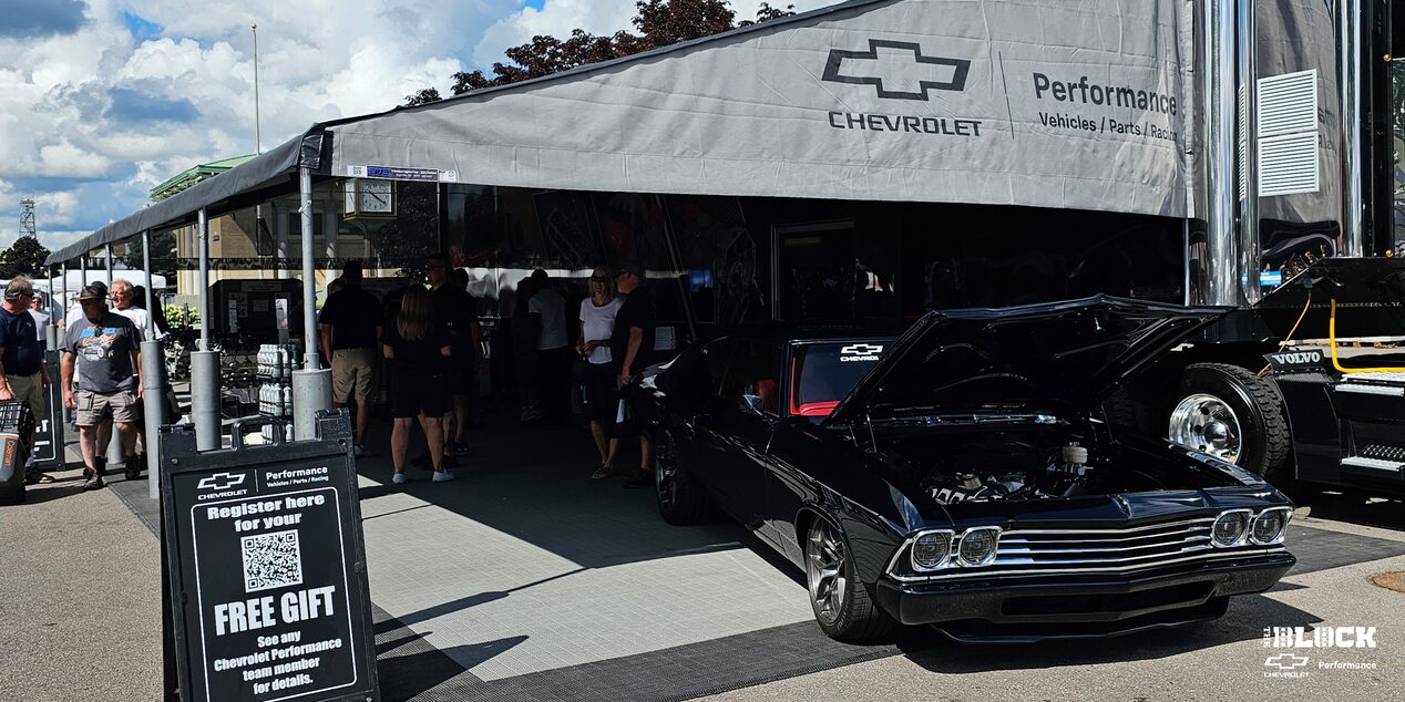 The Chevrolet Performance display attracted crowds throughout the weekend in Syracuse.