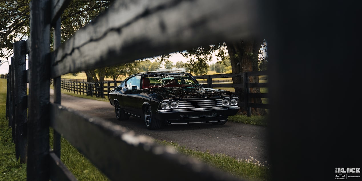 The Chevelle includes a variety of modern performance upgrades, but is still all muscle car.
