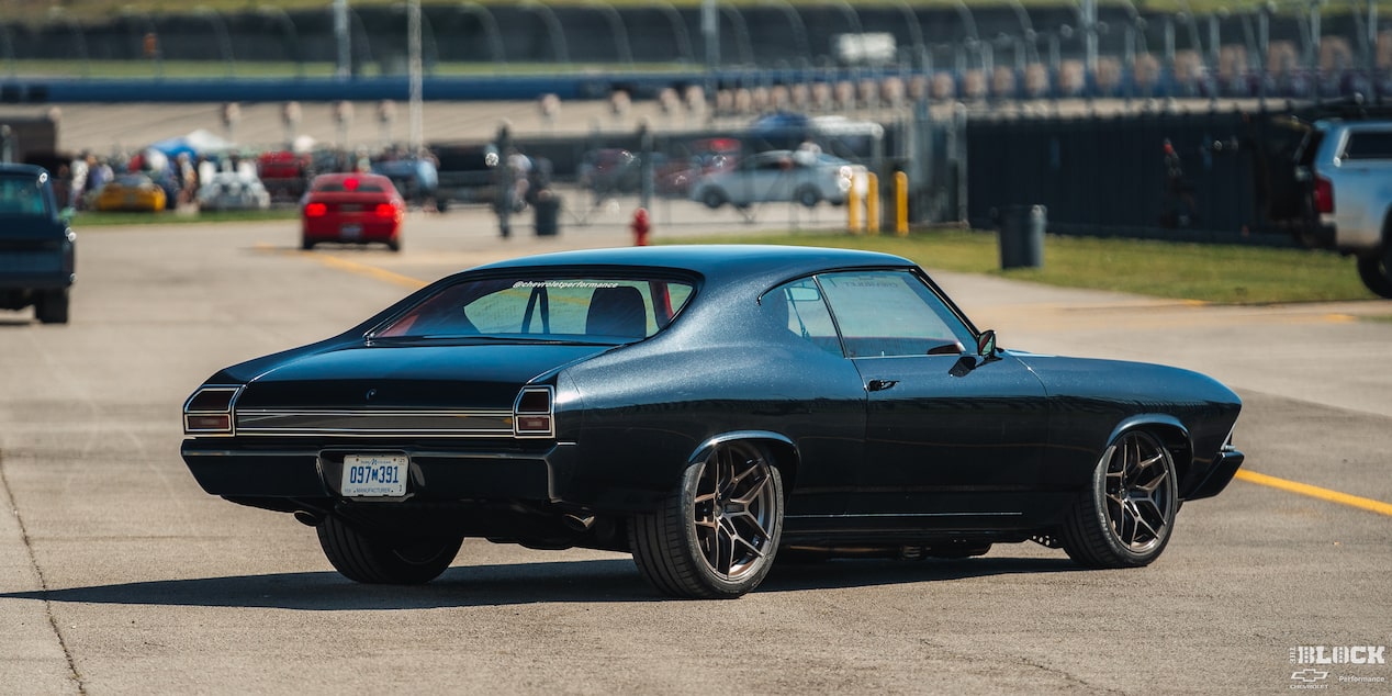 The Chevelle includes a variety of modern performance upgrades, but is still all muscle car.