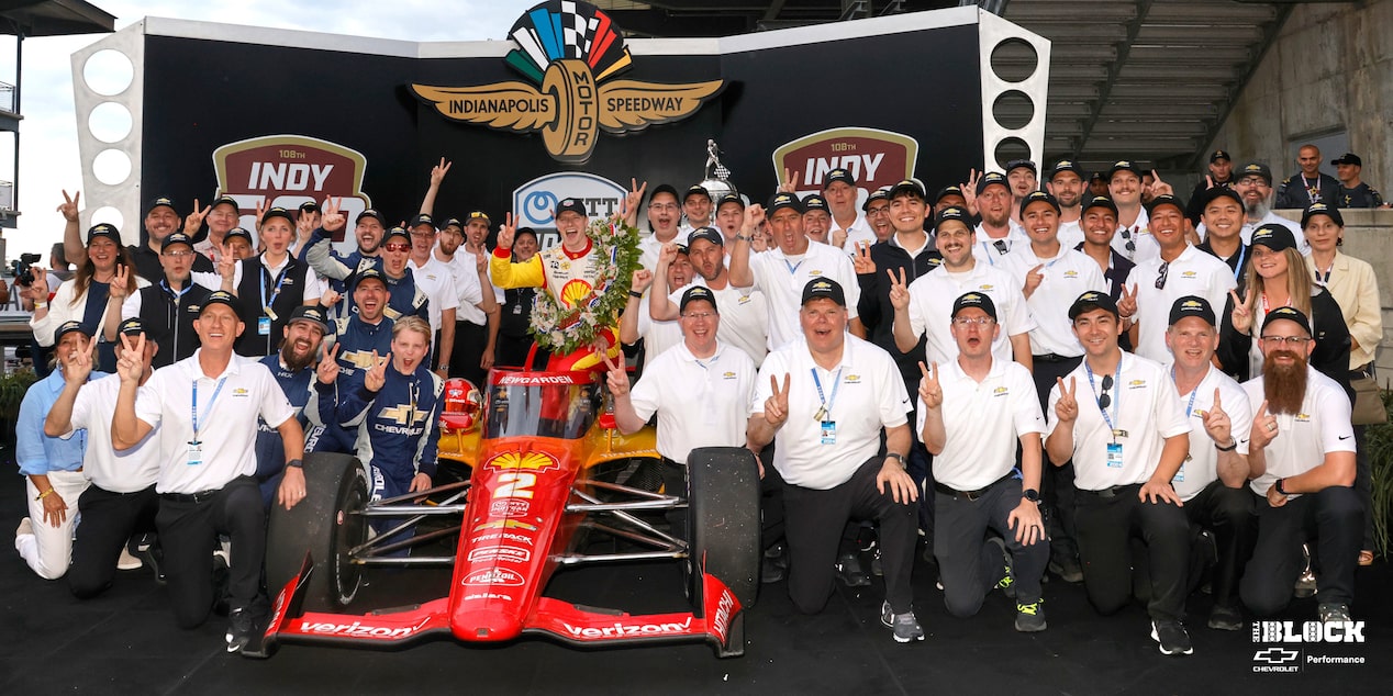 In May, Team Penske driver Josef Newgarden won the Indianapolis 500 with Team Chevy for the second year in a row.