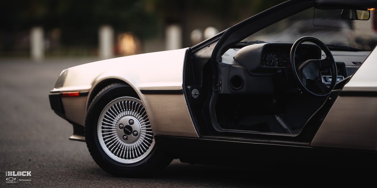 Close-up View of the Driver's Seat in Steve Flanagan's 1981 DMC DeLorean