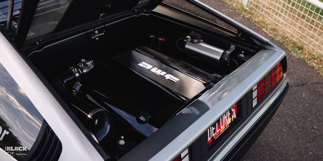 The 5.3L LS4 engine came out of a front-wheel-drive Pontiac Grand Prix GXP. The LS4 was the only transverse LS produced by General Motors.