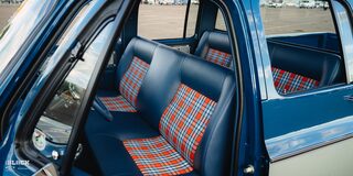 View of the Front and Rear Seats in Rodney Harris' Chevrolet 1979 C10 Crew Cab Truck