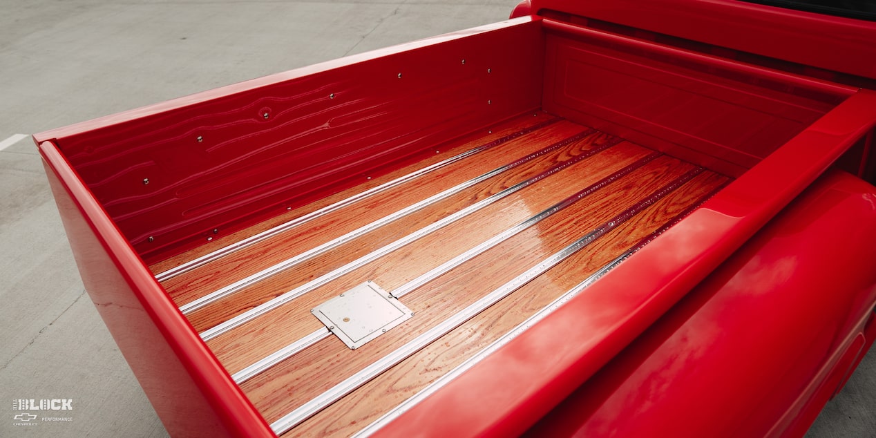 Close-up View of the Truck Bed in David Kinnison's 1957 Chevrolet 3100 Truck