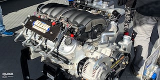 Close-up of 525 RLB Chevrolet Performance Crate Engine