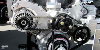 Close-up Side View of 525 RLB Chevrolet Performance Crate Engine