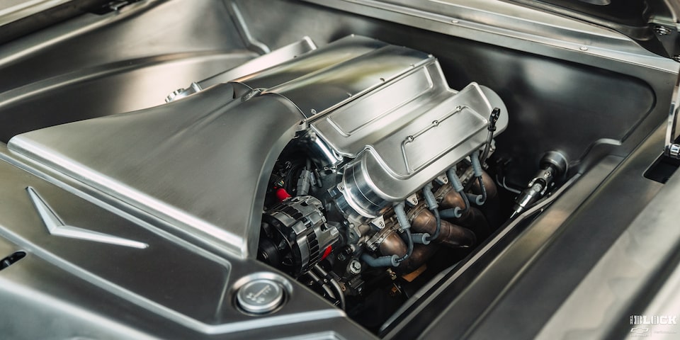 The Chevrolet Performance LT1 crate engine* that powers the Impala.