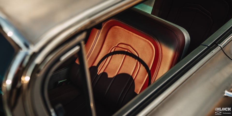 Front Driver's Seat of a Chevy Vehicle from outside the Window
