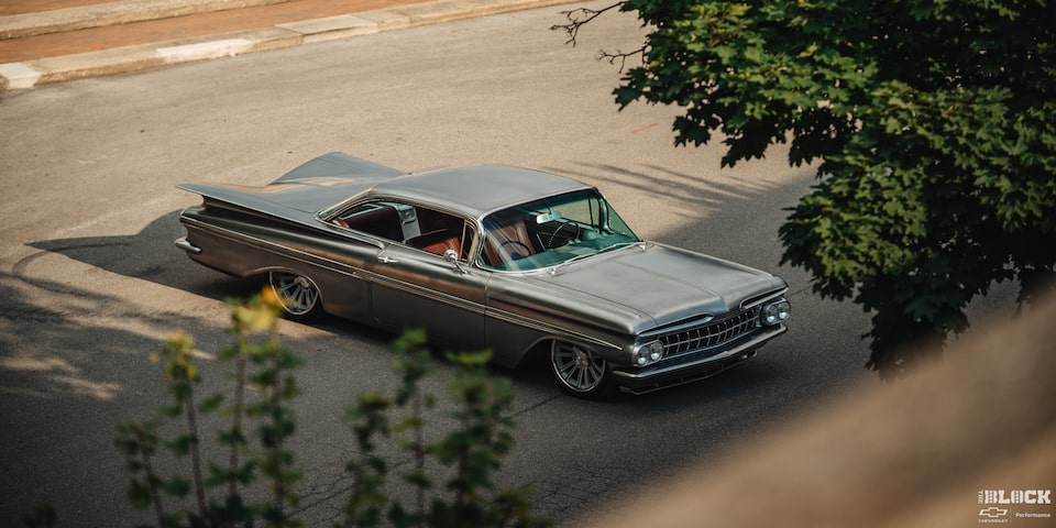 This BBT Fabrications-built 1959 Impala was a contestant in the 2024 Goodguys Street Machine of the Year category. A Chevrolet Performance LT1 crate engine* is under the hood.