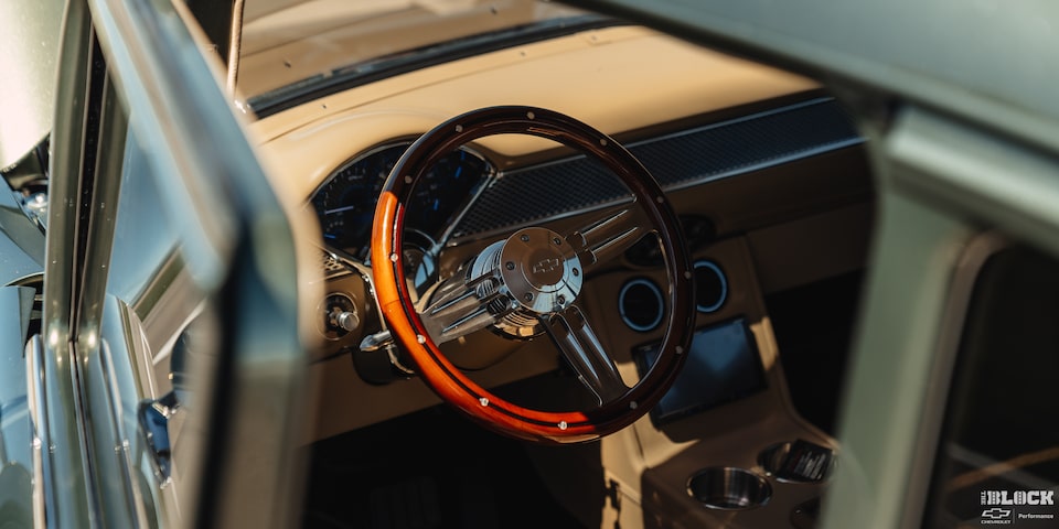 This 1955 Delray is a work of art inside and out.