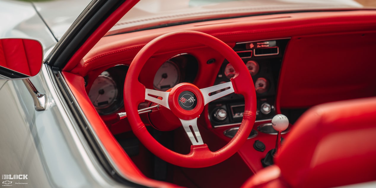 The interior includes many modern upgrades and creature comforts.