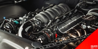 Close-up View of the Engine of a 1968 Chevy Camaro
