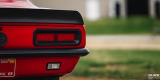 Close-up of the Taillight of a 1968 Chevy Camaro